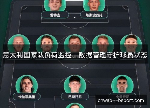 意大利国家队负荷监控，数据管理守护球员状态